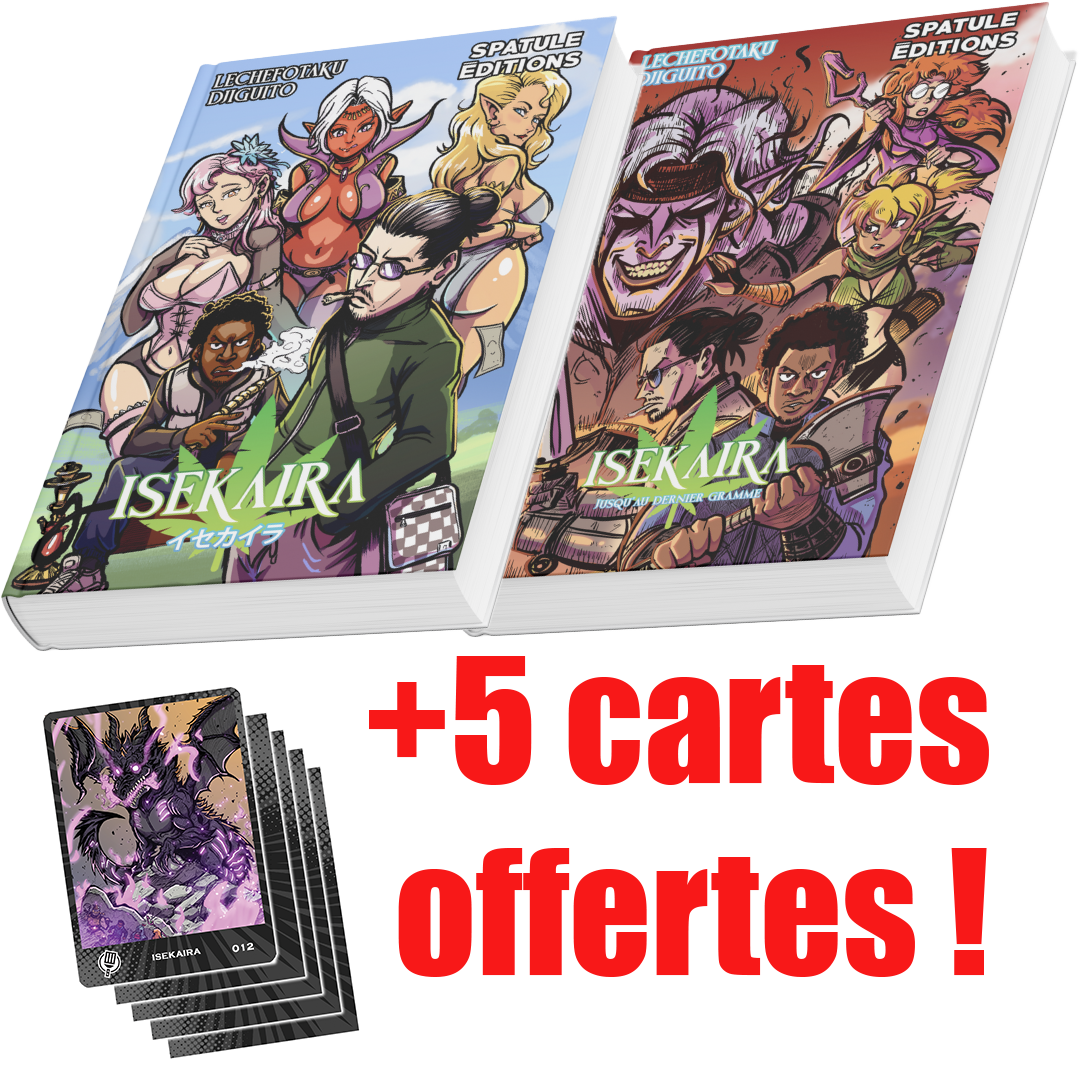 Isekaira Tomes 1 et 2 + 1 Booster de 5 cartes OFFERT (Sortie le 29/10/2025)