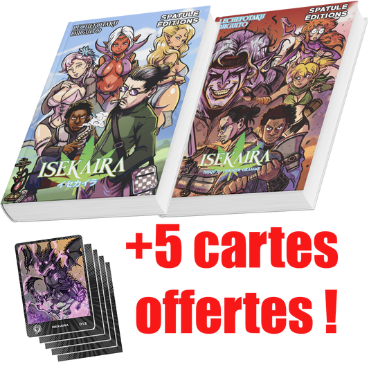 Isekaira Tomes 1 et 2 + 1 Booster de 5 cartes OFFERT (Sortie le 29/10/2025)