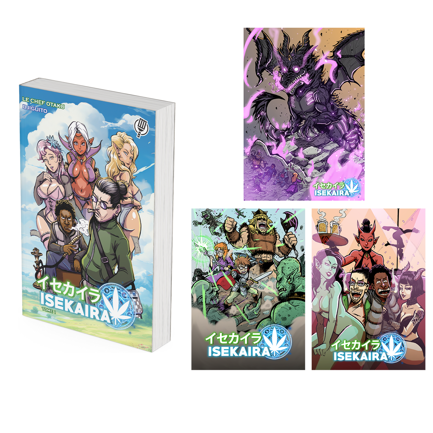 Pack Isekaira - Tome 1 + Poster A3 + 2 ex-libris