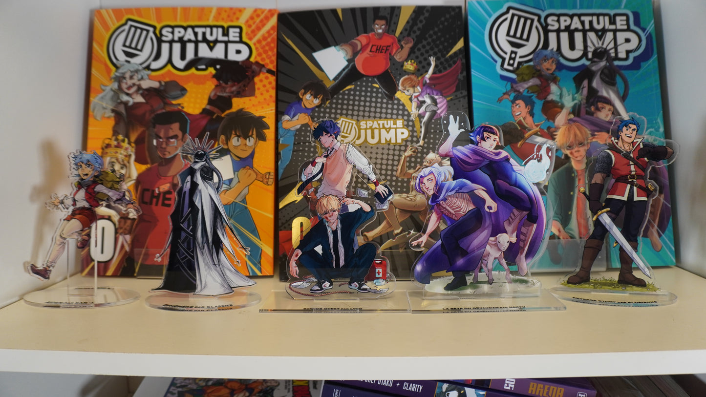 Figurines Acryliques Spatule Jump N°1 (5 choix)